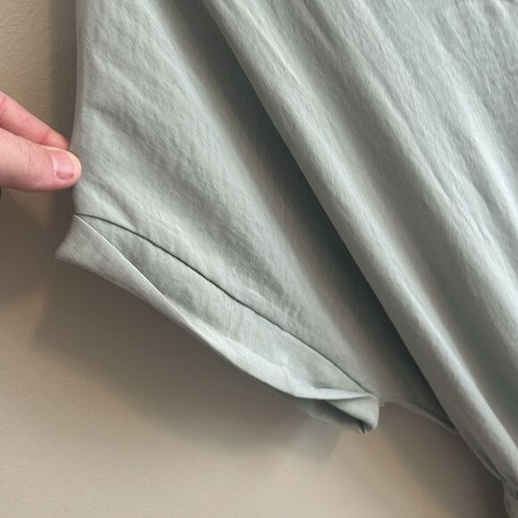 She & Sky Zip Front Green Romper. Size 2XL - Picture 3 of 5